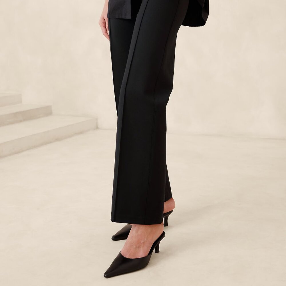 Banana Republic Straight Everywhere Ponte Pant size S Black - Picture 3 of 6